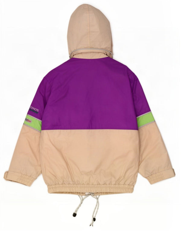 Brugi Ανδρικό μπουφάν σκι με κουκούλα UK 44 2XL Off White Colourblock