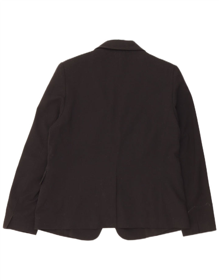 Marks & Spencer Γυναικείο Μπουφάν Blazer 12 Κουμπιού UK 12 Μεσαίου Μαύρου Πολυεστέρα