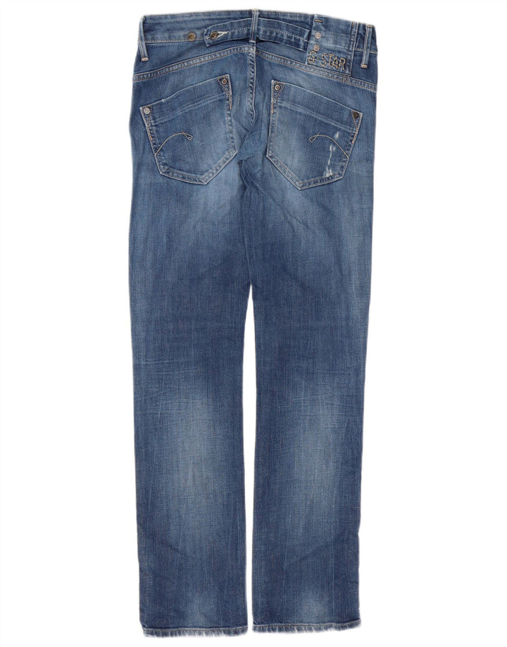 G-STAR Γυναικείο Distressed Straight Jeans W29 L30 Blue