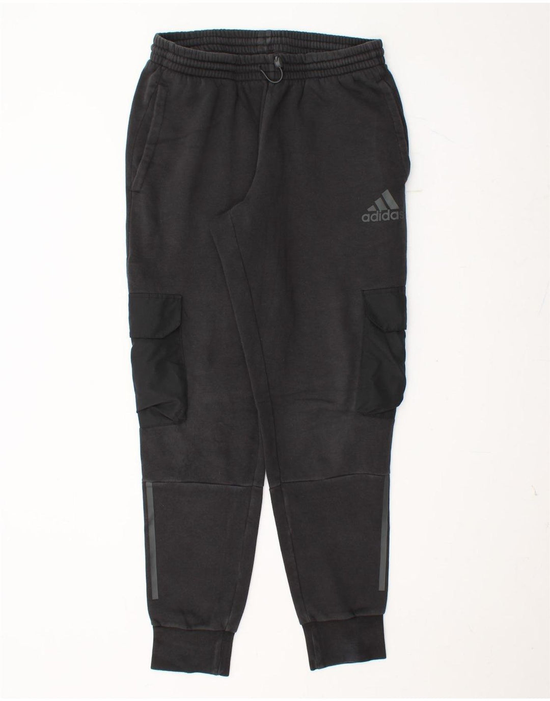 Ανδρική φόρμα ADIDAS Cargo Παντελόνι Joggers Μεσαίο μαύρο βαμβακερό