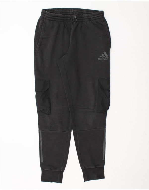 Ανδρική φόρμα ADIDAS Cargo Παντελόνι Joggers Μεσαίο μαύρο βαμβακερό