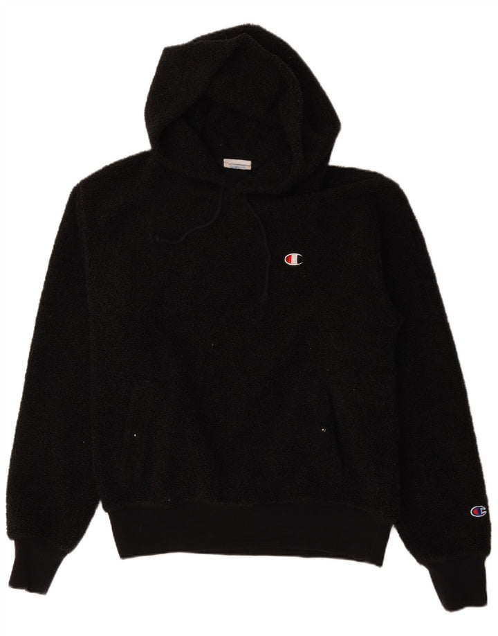Ανδρικό Champion Hooded Fleece Jumper Medium Black