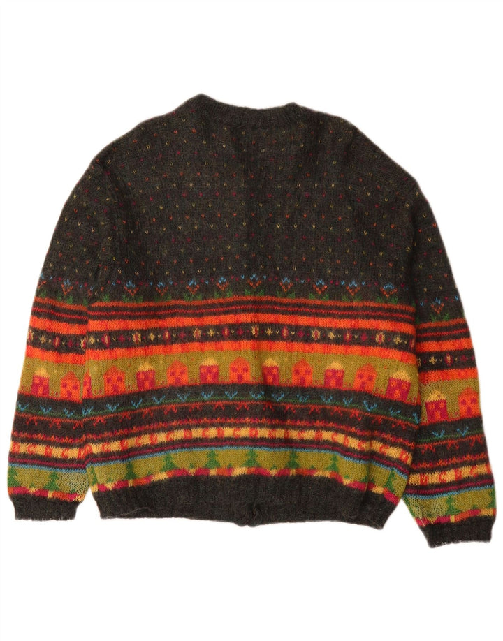 Γυναικείο πουλόβερ Benetton Cardigan UK 14 Medium Πολύχρωμο Fair Isle