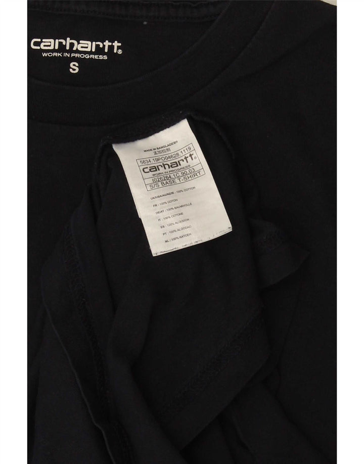 Ανδρικό T-Shirt Carhartt Top Μικρό Navy Blue από βαμβάκι