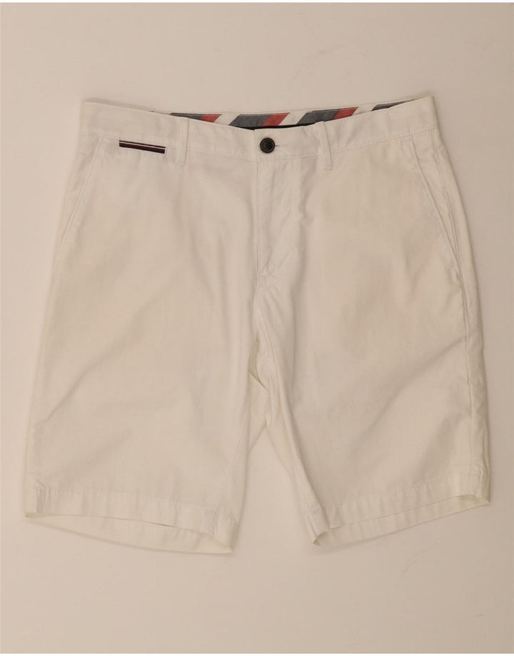 TOMMY HILFIGER Ανδρικό σορτς Chino W31 Μεσαίο λευκό βαμβακερό