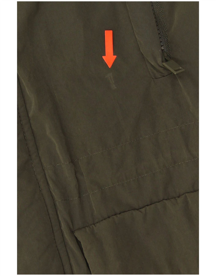 Zara Ανδρικό παλτό με κουκούλα UK 40 Large Green