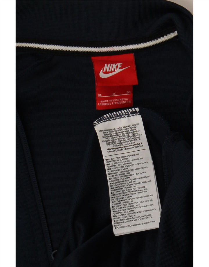 Ανδρική φόρμα NIKE Top Jacket XL Navy Blue Colorblock Polyester