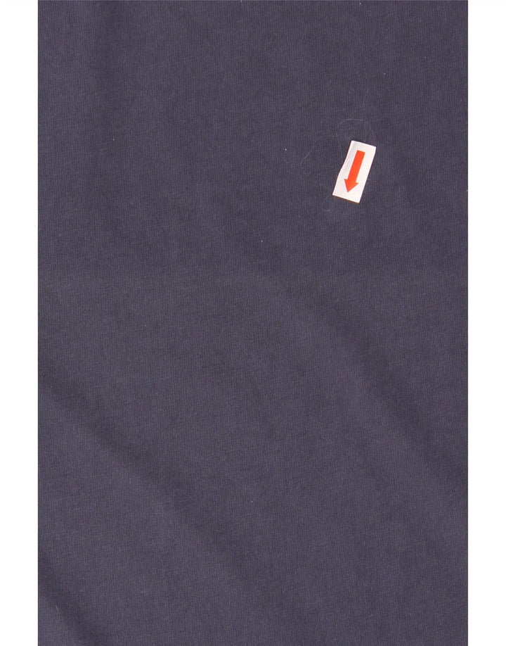 SUN68 Ανδρικό T-Shirt Τοπ μεσαίο μπλε ναυτικό βαμβακερό
