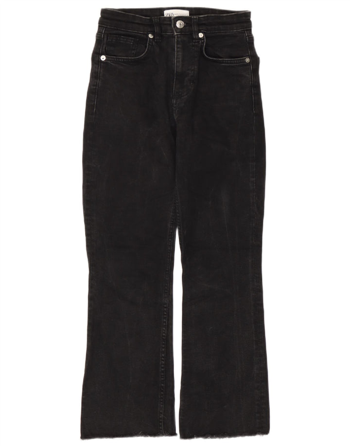 Zara Γυναικείο Τζιν μποτάκι EU 36 XS W26 L25 Μαύρο