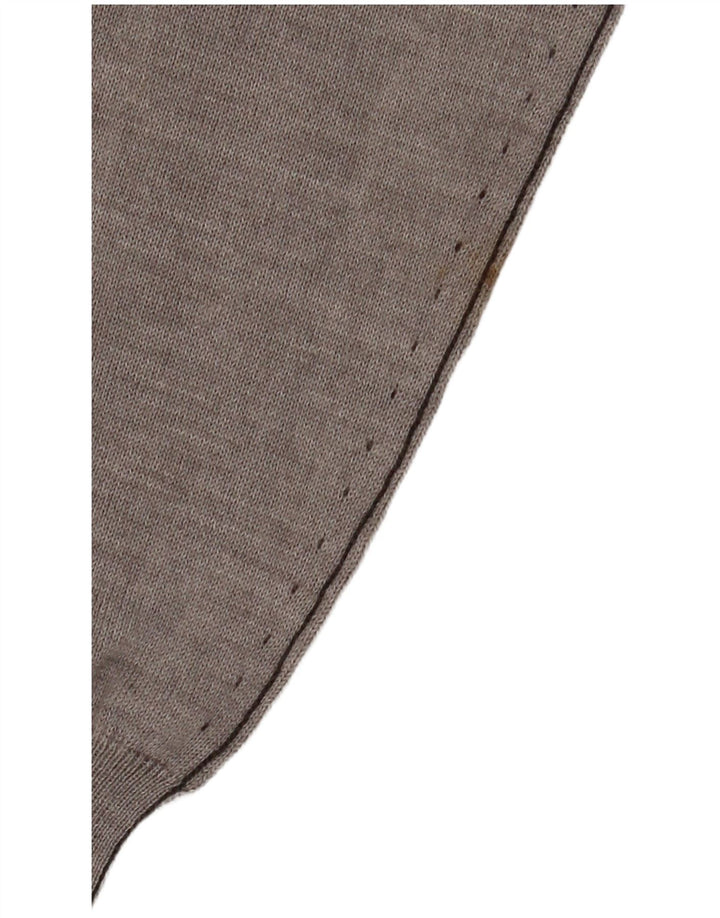 Γυναικείο πουλόβερ ζακέτα Longline ICEBERG UK 14 Medium Grey Wool