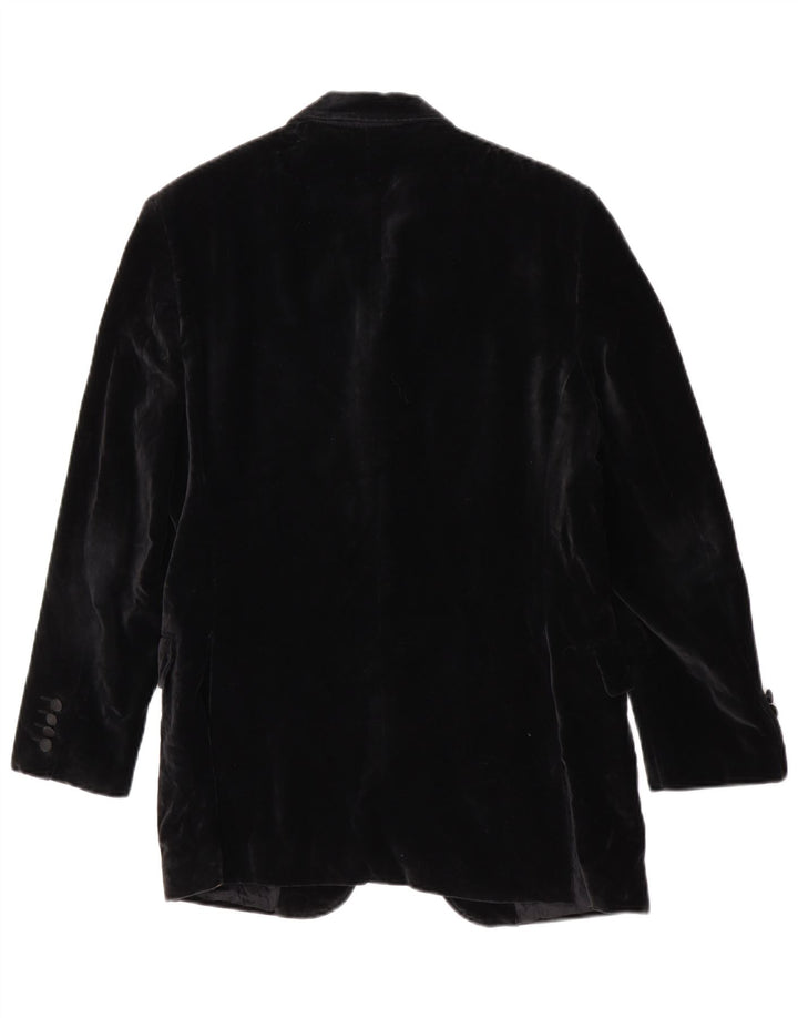 Gino Sartore Ανδρικό βελούδινο σακάκι με 3 κουμπιά UK 36 Small Black
