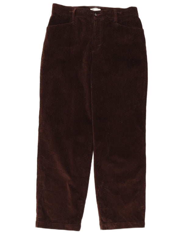 Γυναικείο Lee Petite Tapered Corduroy Παντελόνι US 10 Large W32 L28 Brown