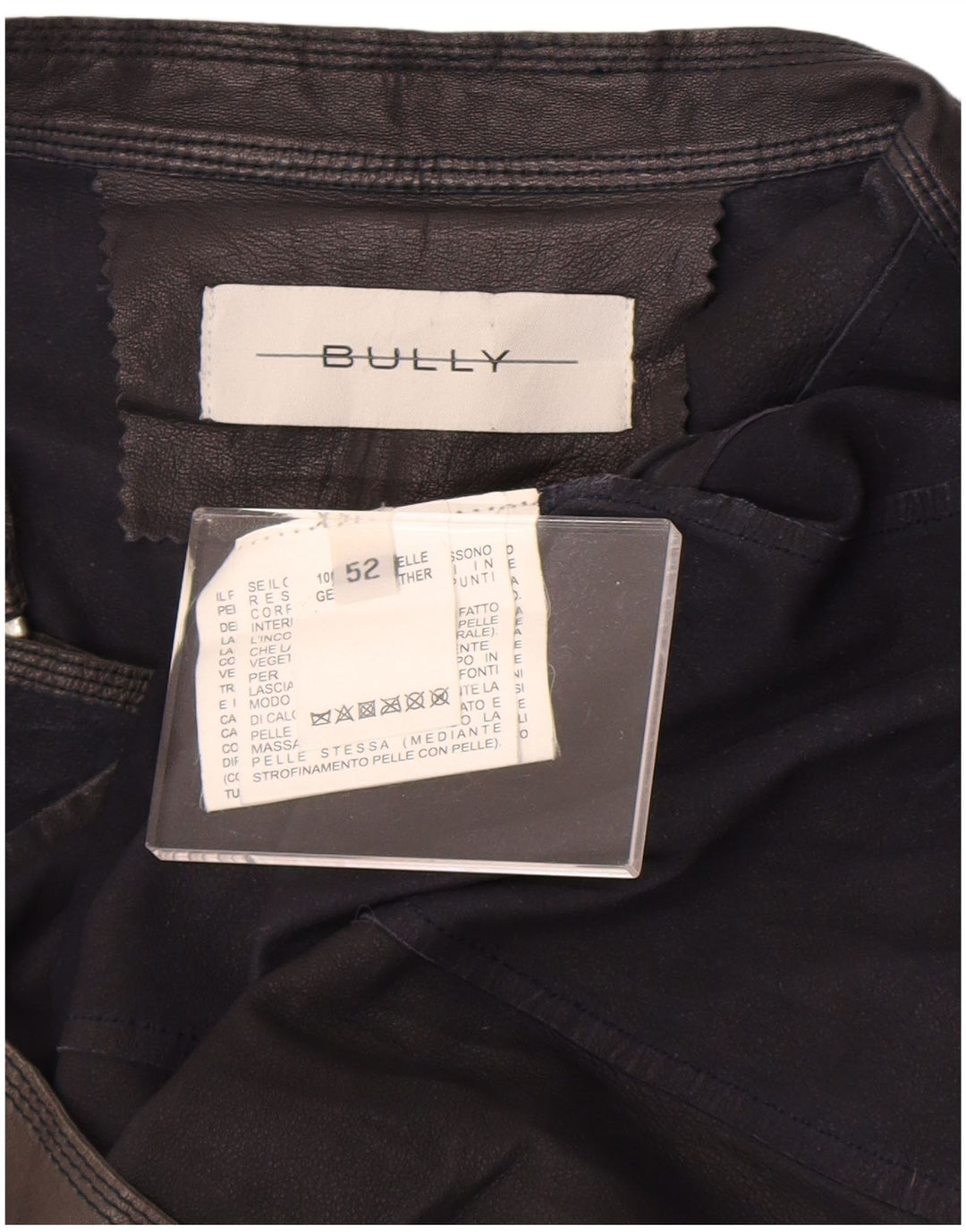 Vintage Ανδρικό Δερμάτινο Σακάκι Racer UK 38 Medium Black Leather