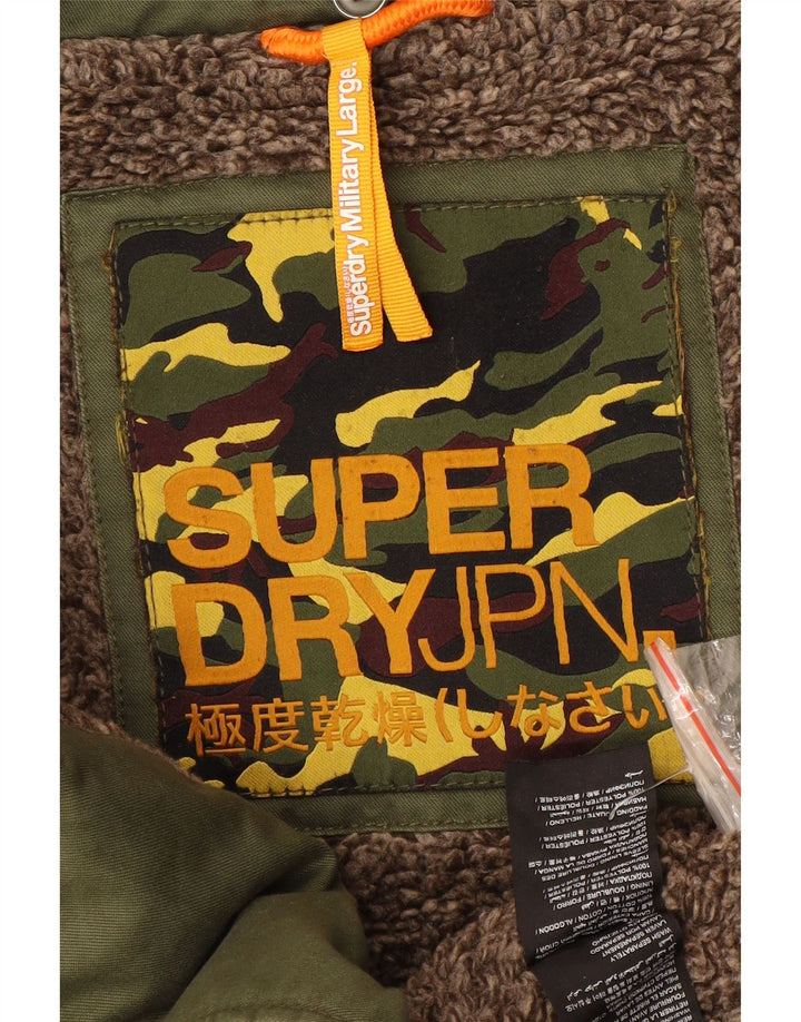 Ανδρικό Military Jacket Superdry UK 40 Large Green Cotton
