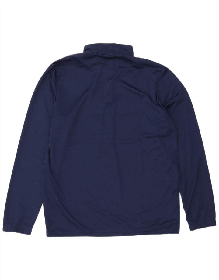 Adidas Ανδρική φόρμα πουλόβερ με φερμουάρ Aeroready Top Large Navy Blue