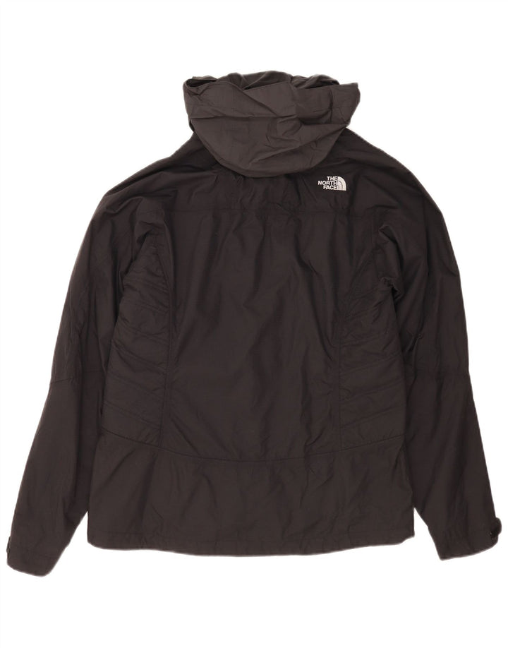 The North Face γυναικείο μπουφάν με κουκούλα αντιανεμικό UK 14 Medium Black Nylon