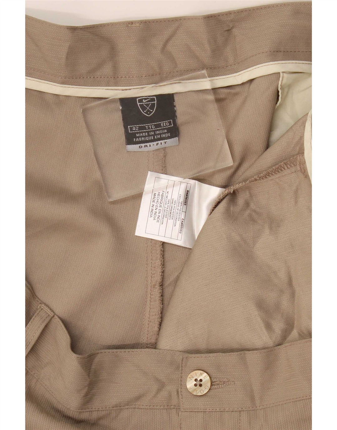 Ανδρικό σορτς chino Nike 2XL με μπεζ Dri Fit, μπεζ πολυεστέρα