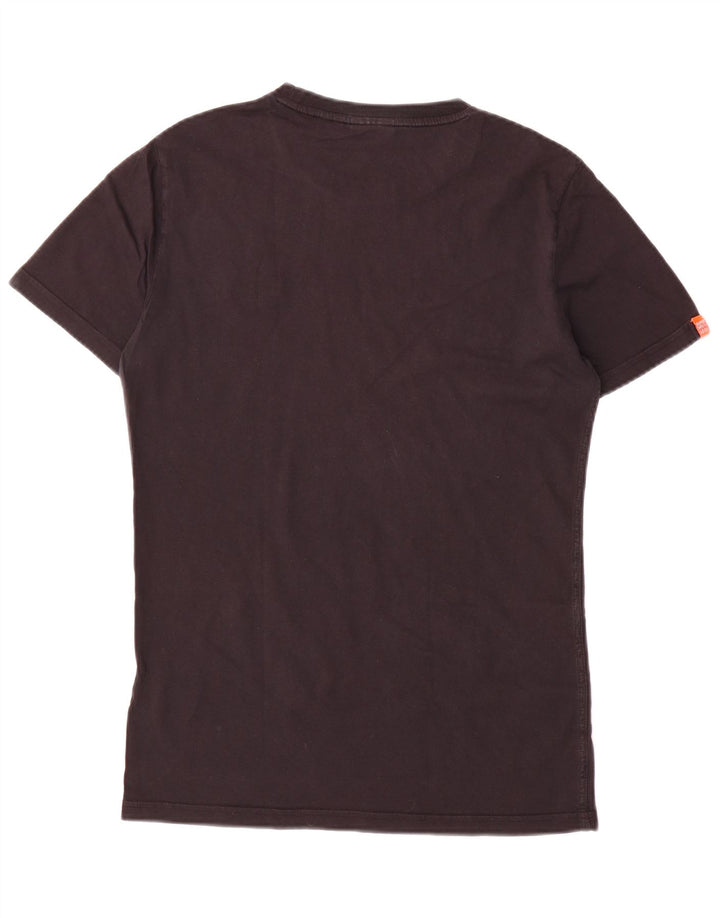 Superdry Ανδρικό T-Shirt Top Μικρό μαύρο βαμβακερό