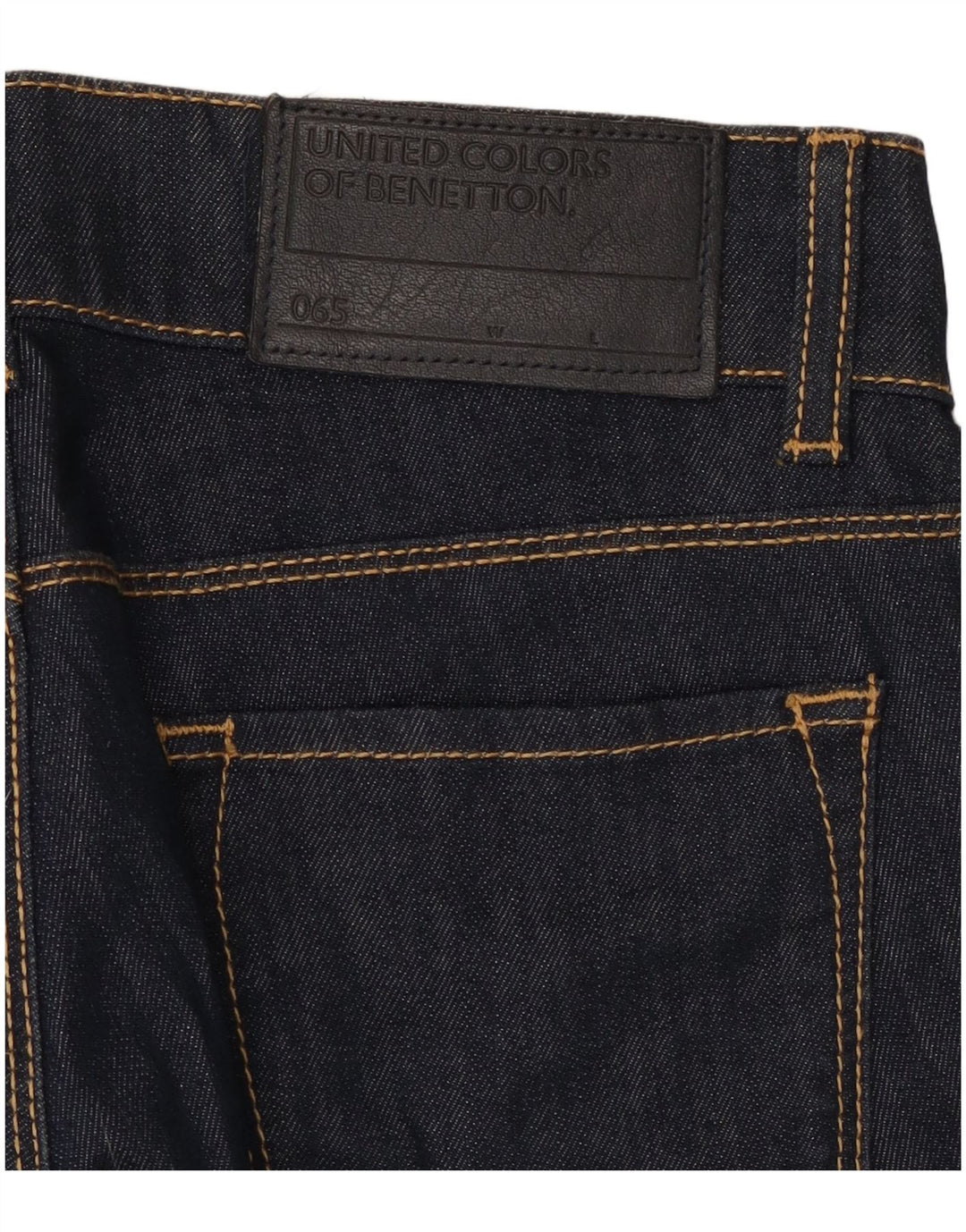 Γυναικεία Benetton Flared Jeans W28 L31 Navy Blue