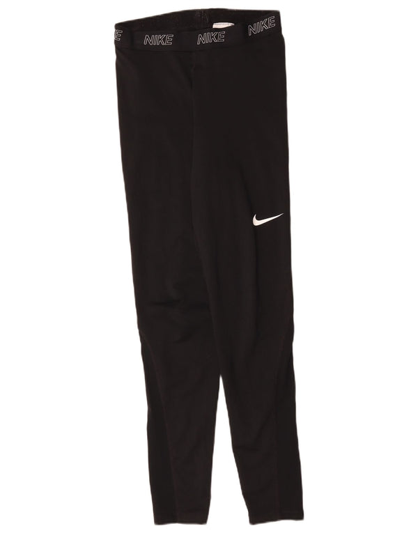 Γυναικεία γραφικά κολάν Nike UK 12 μεσαίου μαύρου πολυεστέρα
