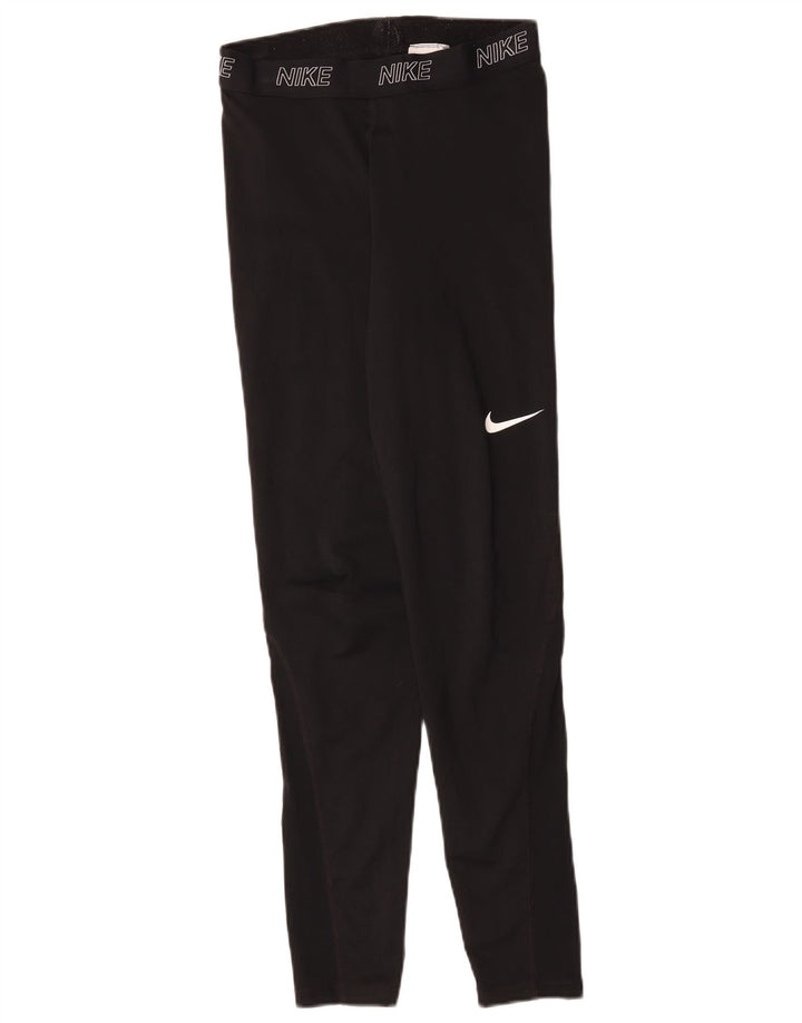 Γυναικεία γραφικά κολάν Nike UK 12 μεσαίου μαύρου πολυεστέρα