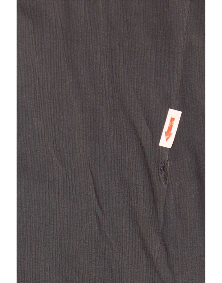 Zara Γυναικείο πουκάμισο 3/4 Μπλούζα UK 14 Medium Grey