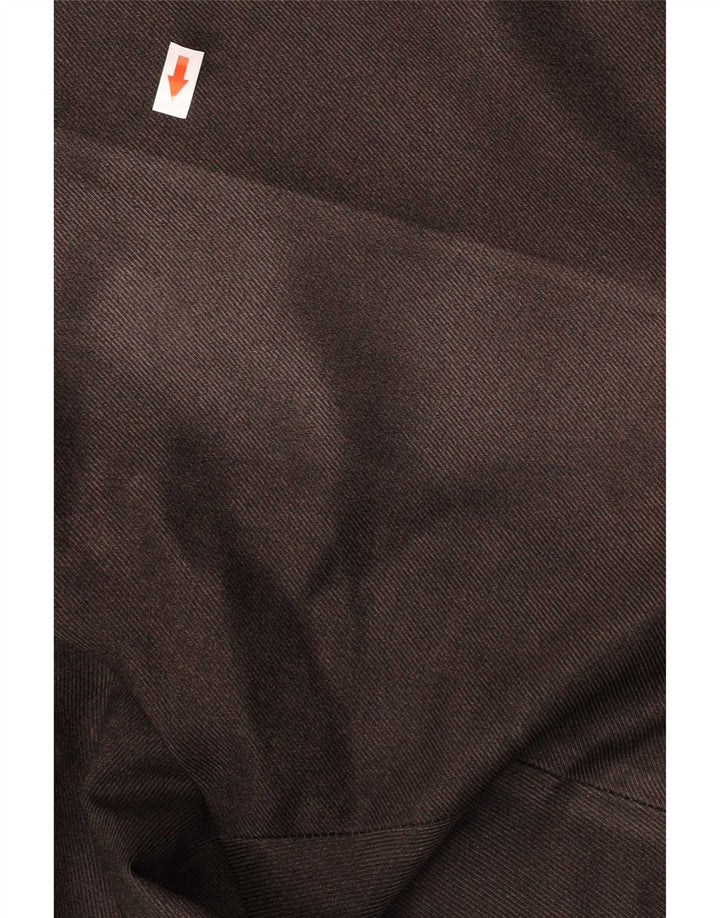 Marks & Spencer Ανδρικό ίσιο κανονικό παντελόνι W42 L29 καφέ πολυεστέρας