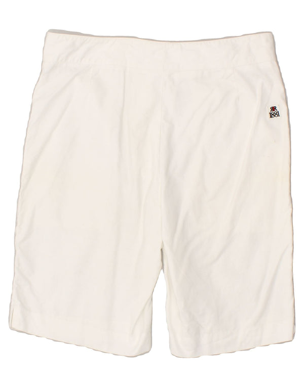 CERRUTI 1881 Ανδρικό σορτς Chino IT 50 μεγάλο W32 λευκό βαμβακερό