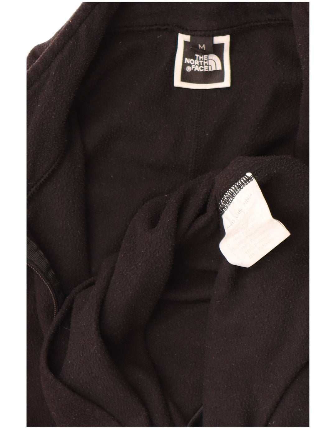 The North Face γυναικείο φερμουάρ με λαιμόκοψη Fleece Jumper UK 14 Μεσαίο μαύρο πολυεστέρα