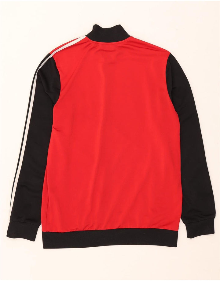 Μπουφάν ADIDAS για αγόρια αθλητικά 15-16 ετών Κόκκινο Colourblock