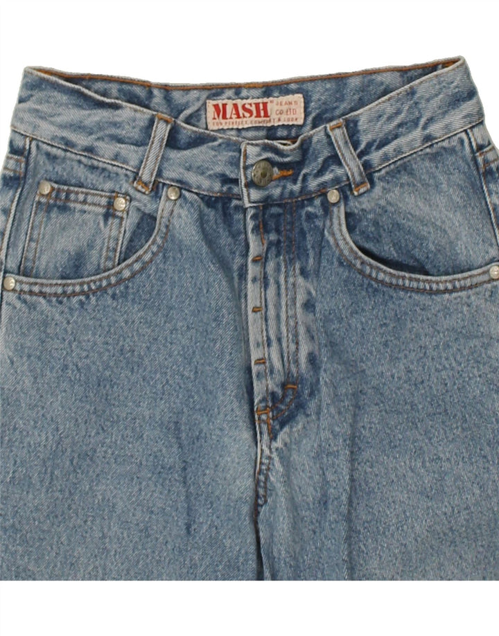 MASH Womens Slim Jeans W24 L29  Blue Cotton | Vintage Mash | Thrift | Second-Hand Mash | Used Clothing | Messina Hembry 