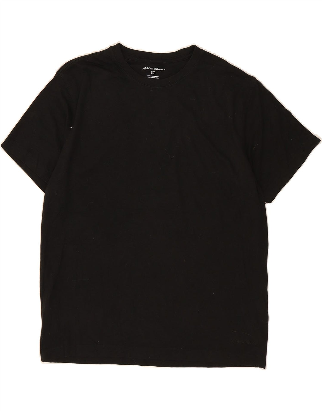 EDDIE BAUER Mens T-Shirt Top Large Black Cotton Vintage Eddie Bauer and Second-Hand Eddie Bauer from Messina Hembry 