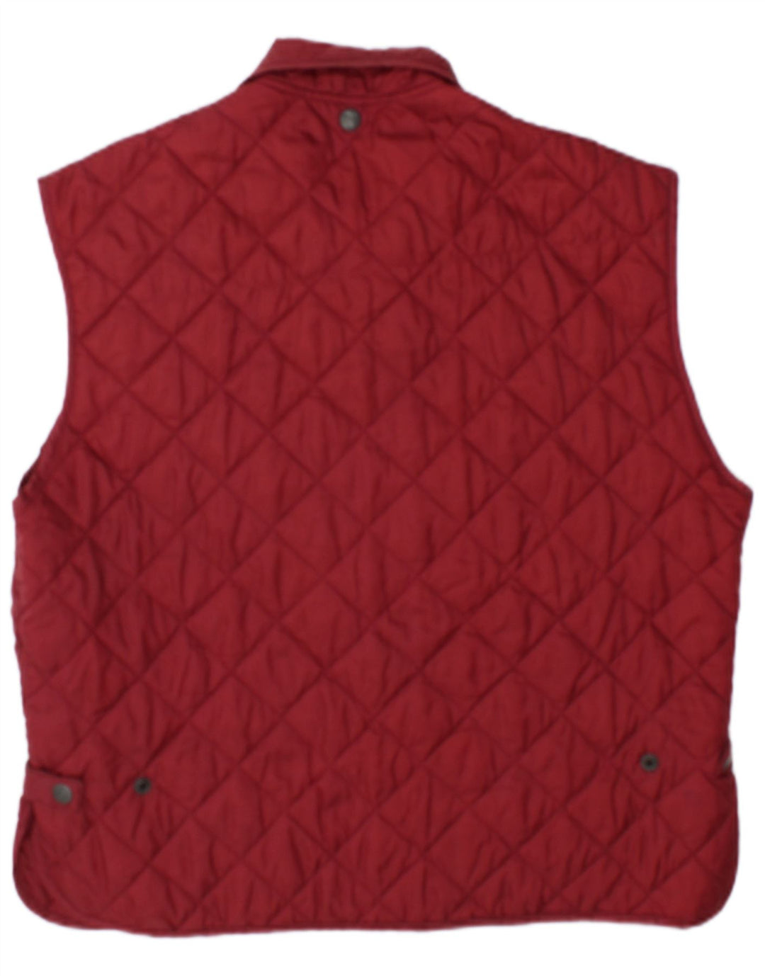 Vintage Ανδρικό καπιτονέ Gilet UK 38 Medium Burgundy