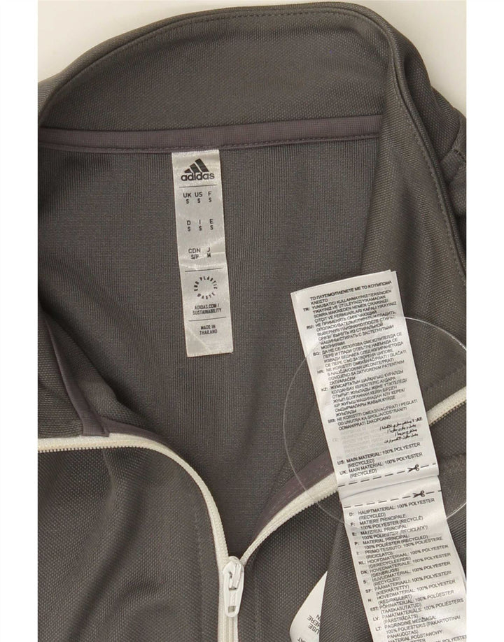 Adidas Ανδρική φόρμα πουλόβερ με φερμουάρ Aeroready Top Small Grey Polyester