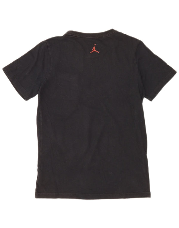 Jordan Boys T-Shirt Top 12-13 ετών μεγάλο μαύρο βαμβακερό