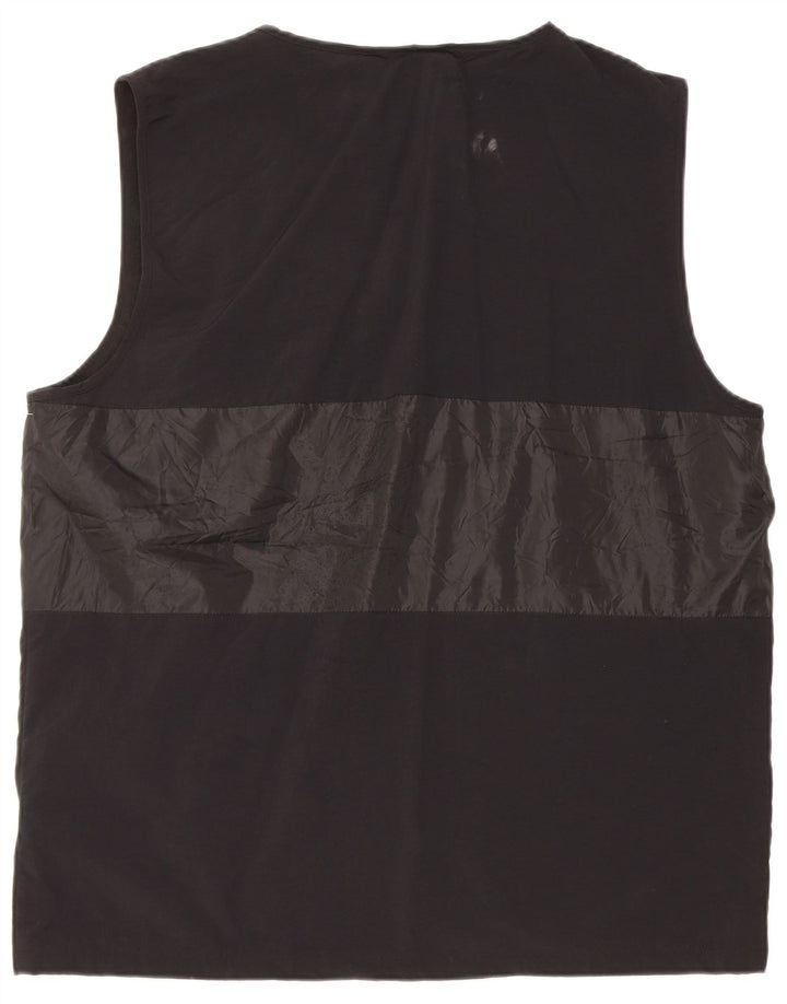 Fila Mens Utility Gilet UK 42 XL Μαύρος Πολυεστέρας