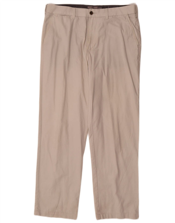 Marks & Spencer Ανδρικό ίσιο κανονικό παντελόνι Chino W36 L31 Off White