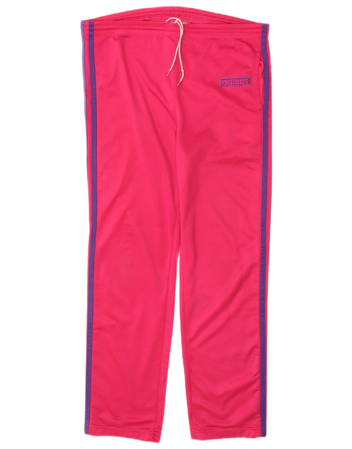 Παντελόνι αθλητικής φόρμας ADIDAS Girls 14-15 Years Pink Polyester