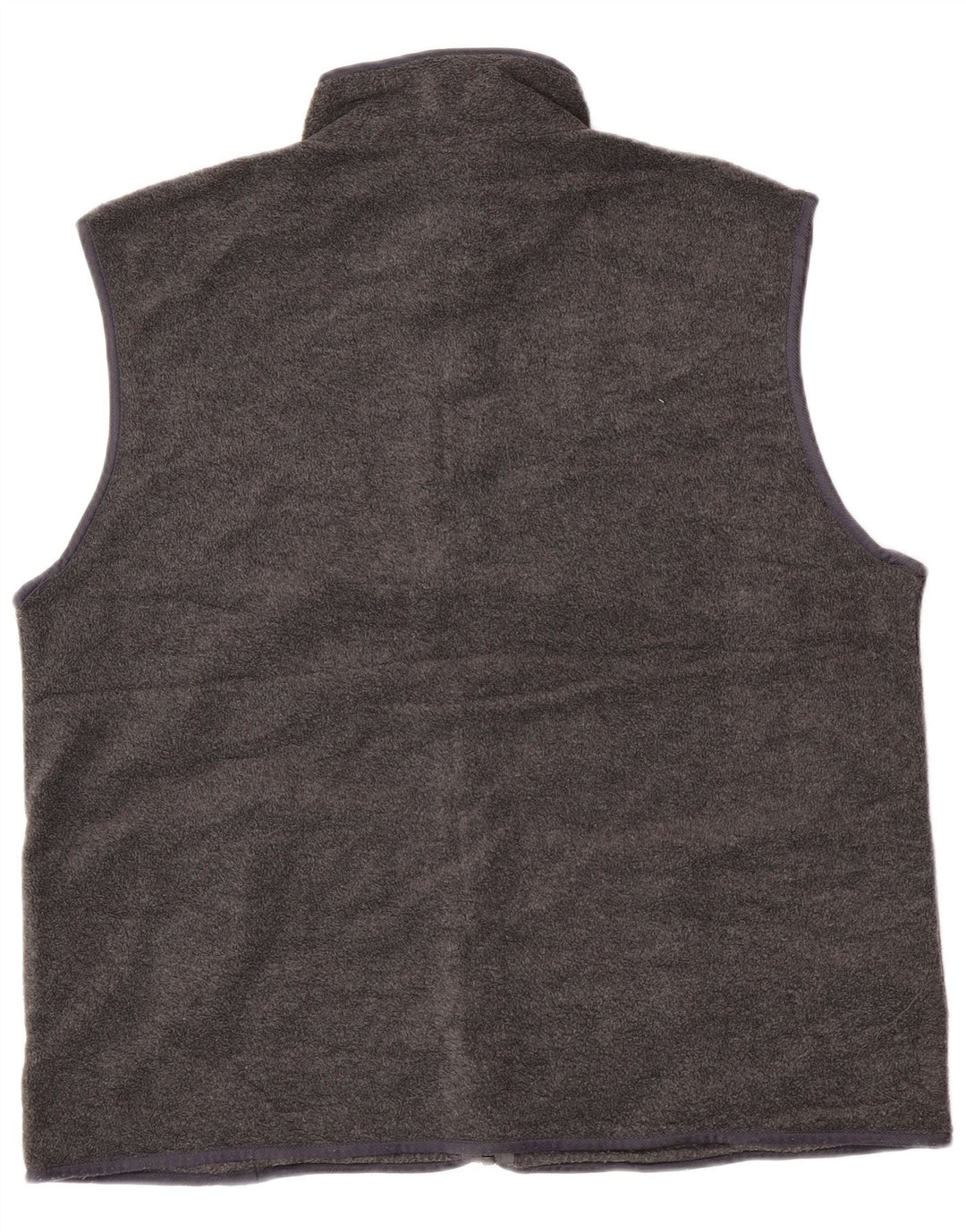 Vintage Ανδρικό Fleece Gilet UK 42 XL Γκρι Πολυεστέρας