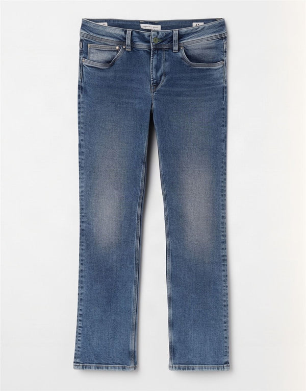 PEPE Jeans Γυναικεία Saturn Ψηλόμεσα ίσιο Τζιν US 10 Large W34 L30 Blue
