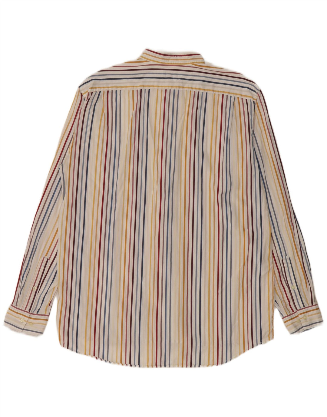 Ανδρικό πουκάμισο LACOSTE Μέγεθος 42 Μεγάλο Πολύχρωμο Βαμβακερό ριγέ