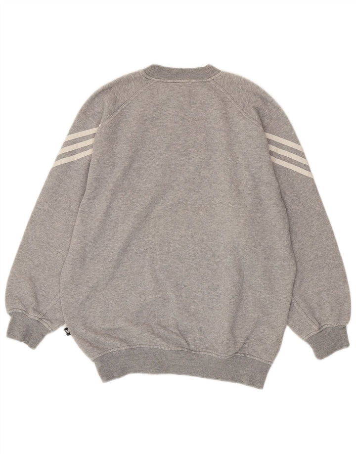 Φούτερ Adidas Boys Jumper 13-14 ετών Γκρι βαμβακερό