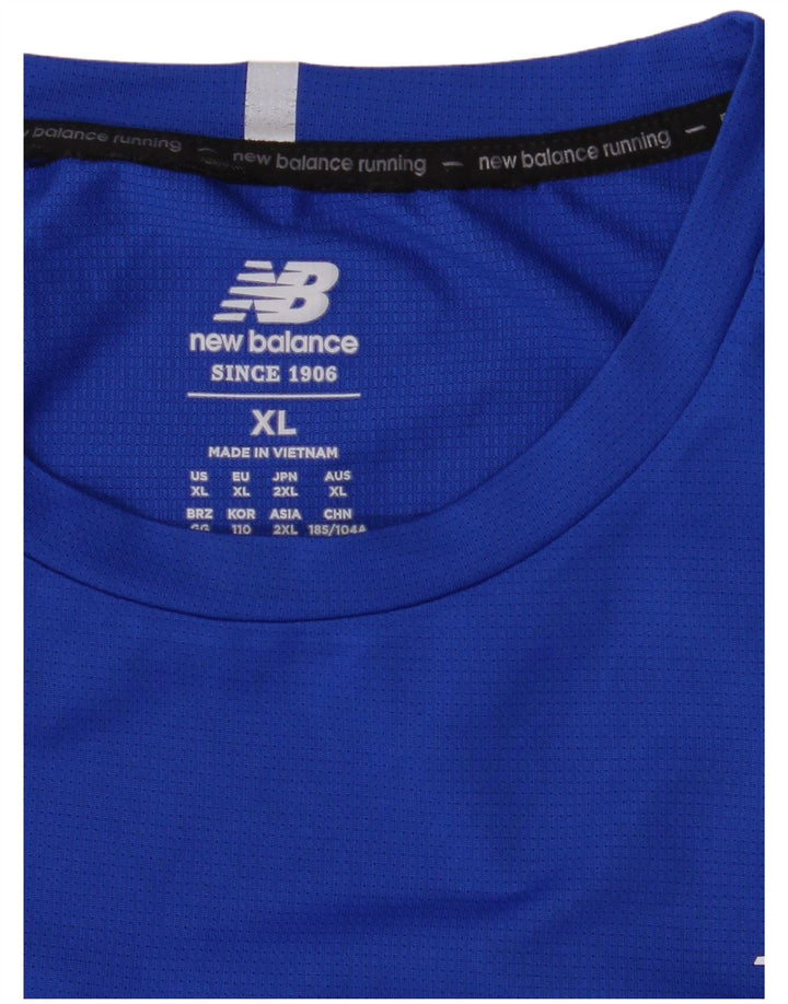 NEW BALANCE Ανδρικό T-Shirt Top XL Blue
