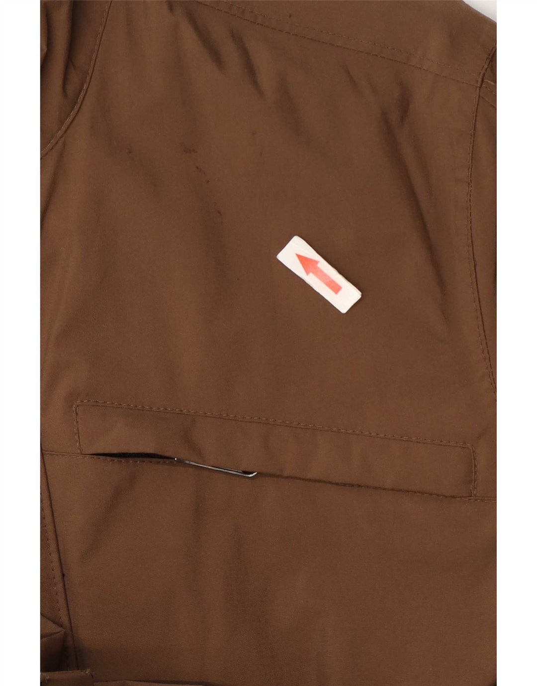 Vintage Mens Utility Jacket UK 38 Medium Brown Polyamide