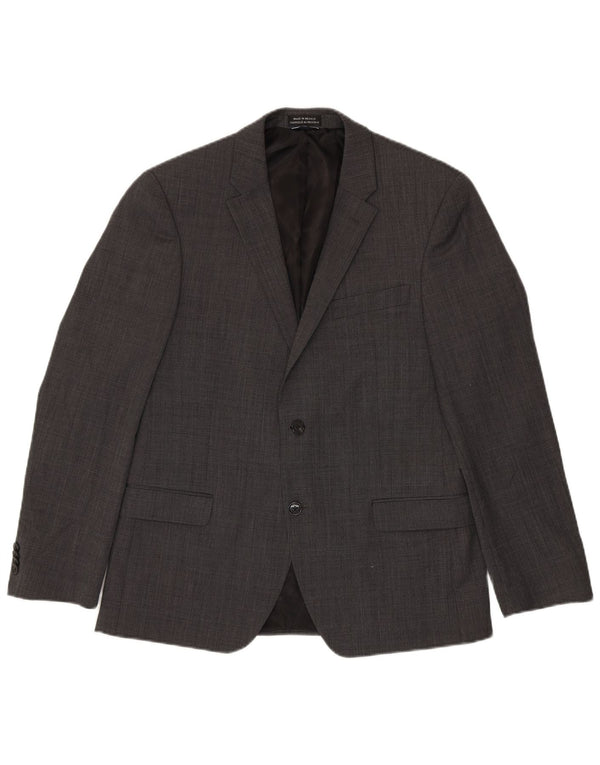 Tommy Hilfiger Ανδρικό σακάκι με 2 κουμπιά σακάκι UK 42 XL Grey Check Wool