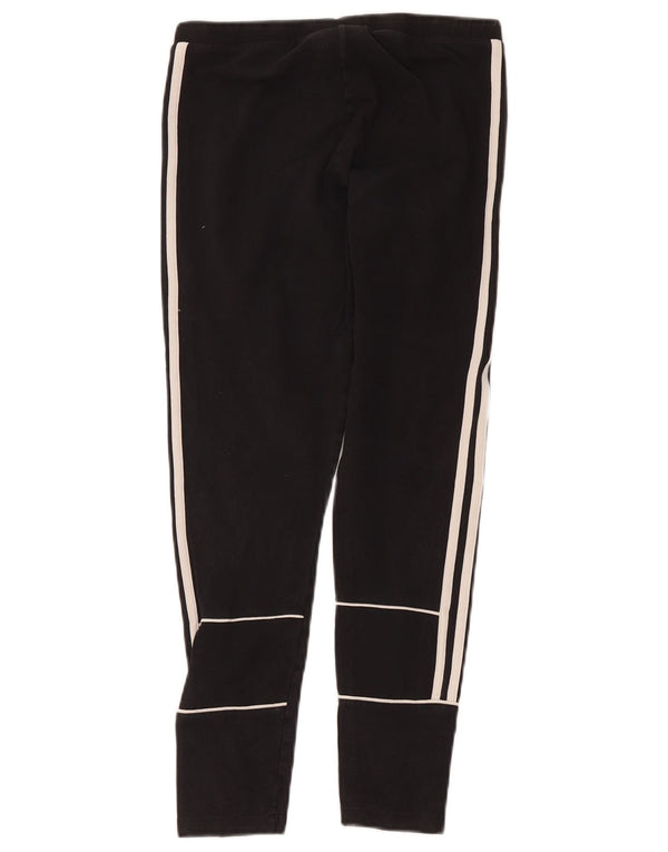 Γυναικείο κολάν Adidas Crop UK 12 μεσαίο μαύρο βαμβακερό