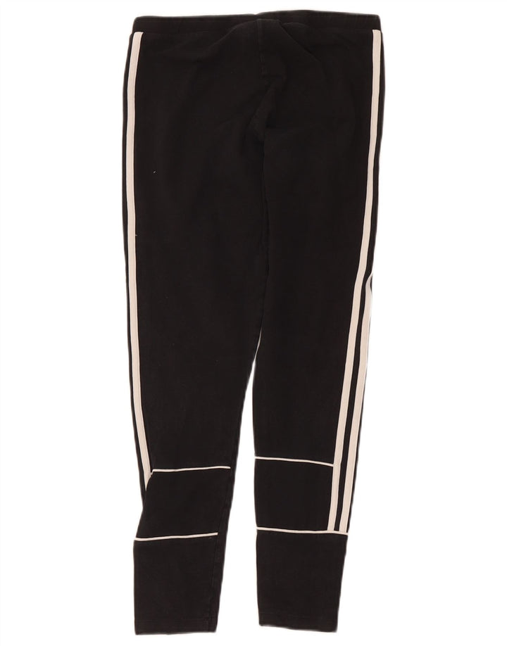 Γυναικείο κολάν Adidas Crop UK 12 μεσαίο μαύρο βαμβακερό