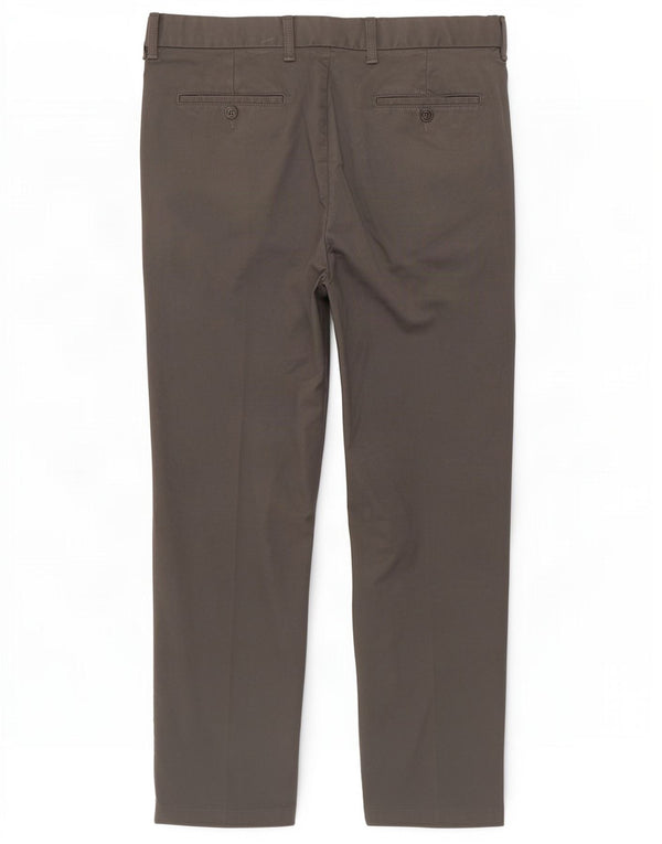 Marks & Spencer Ανδρικό παντελόνι Chino με κωνικό μπλε Harbor W36 L29 Γκρι