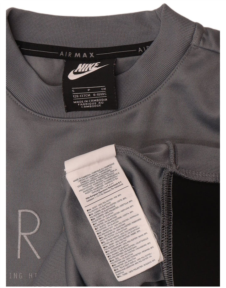 Γραφικό φούτερ Nike Boys Jumper 8-9 ετών Μικρός γκρι πολυεστέρας
