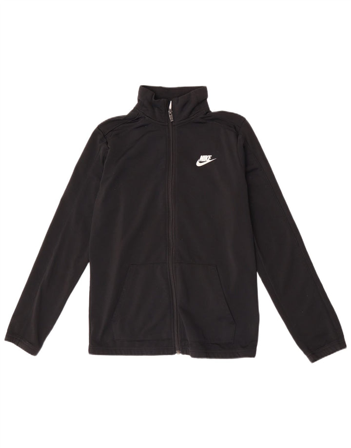Μπουφάν Nike Boys αθλητική φόρμα 13-14 ετών XL μαύρο πολυεστέρα